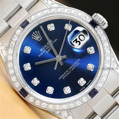 sapphire glass rolex|Rolex diamond and sapphire bezel.